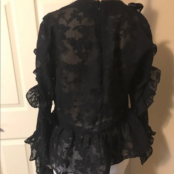 Lace Ruffle Blouse - Picture 2 of 3